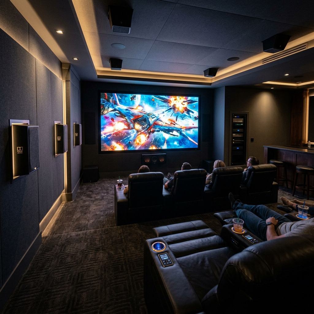 Custom Dolby Atmos Home Theater Cinema